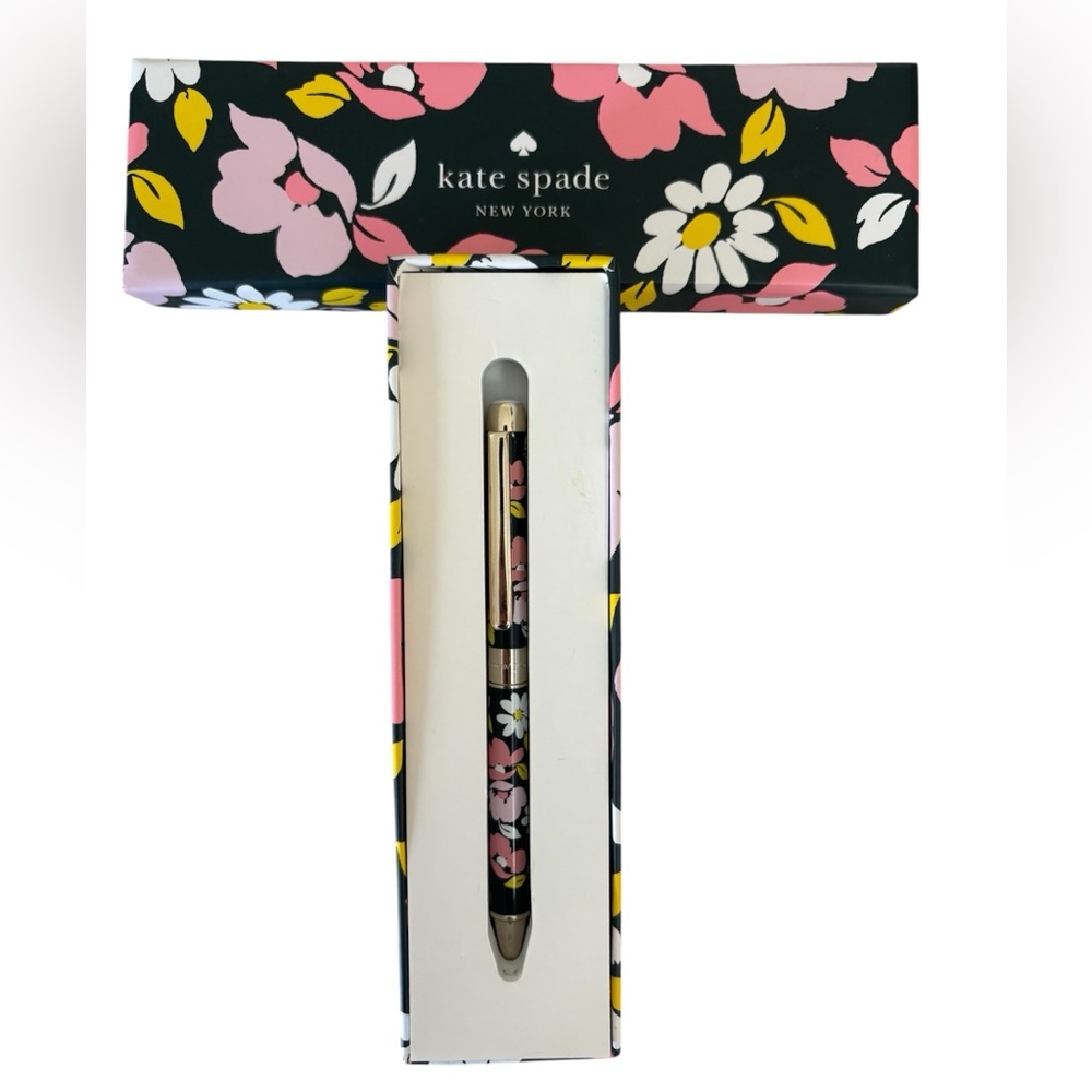 New Kate Spade Ballpoint Pen in Gift Box Road Trip Floral